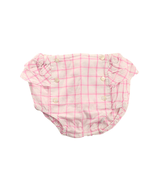 A White Bloomers from Jacadi in size 3-6M for girl. (Front View)