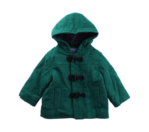 A Green Coats from Jacadi in size 12-18M for boy. (Front View)
