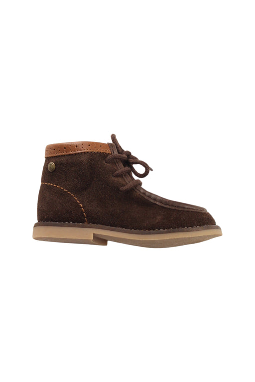 A Brown Casual Boots from Jacadi in size 12-18M for boy. (Front View)