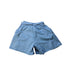 A Blue Shorts from Petit Bateau in size 12Y for girl. (Back View)