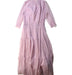 A Pink Long Sleeve Dresses from Velveteen in size 12Y for girl. (Back View)
