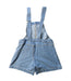 A Blue Overall Shorts from Hundred Pieces in size 10Y for girl. (Back View)