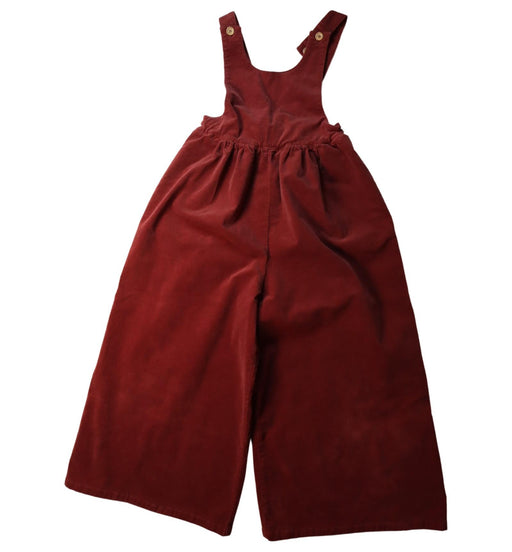 A Red Long Overalls from 01/212468 MINGO in size 12Y for girl. (Front View)