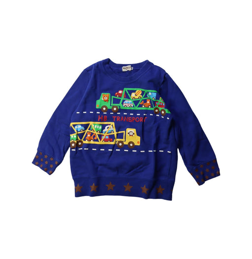 A Multicolour Crewneck Sweatshirts from Miki House in size 2T for boy. (Front View)
