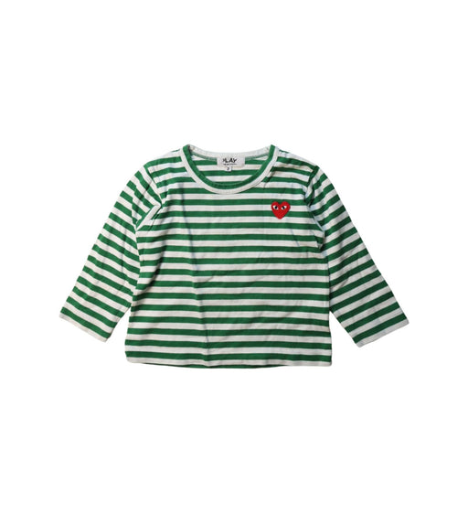 A White Long Sleeve T Shirts from Comme des Garcons in size 2T for boy. (Front View)
