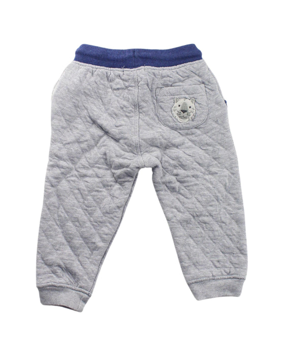 A Blue Sweatpants from Purebaby in size 12-18M for boy. (Back View)