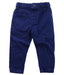 A Blue Casual Pants from Purebaby in size 12-18M for boy. (Front View)
