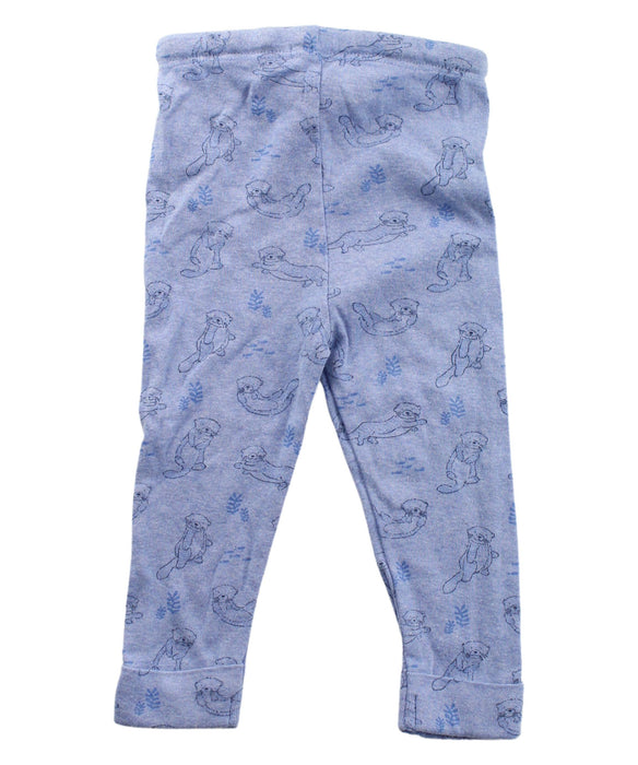 A Blue Sweatpants from Purebaby in size 12-18M for girl. (Back View)