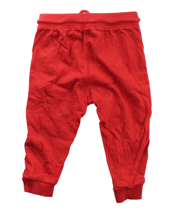 A Red Sweatpants from Purebaby in size 12-18M for boy. (Back View)
