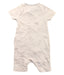 A White Short Sleeve Rompers from Purebaby in size 12-18M for boy. (Back View)