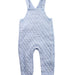 A Blue Long Overalls from Purebaby in size 12-18M for boy. (Front View)