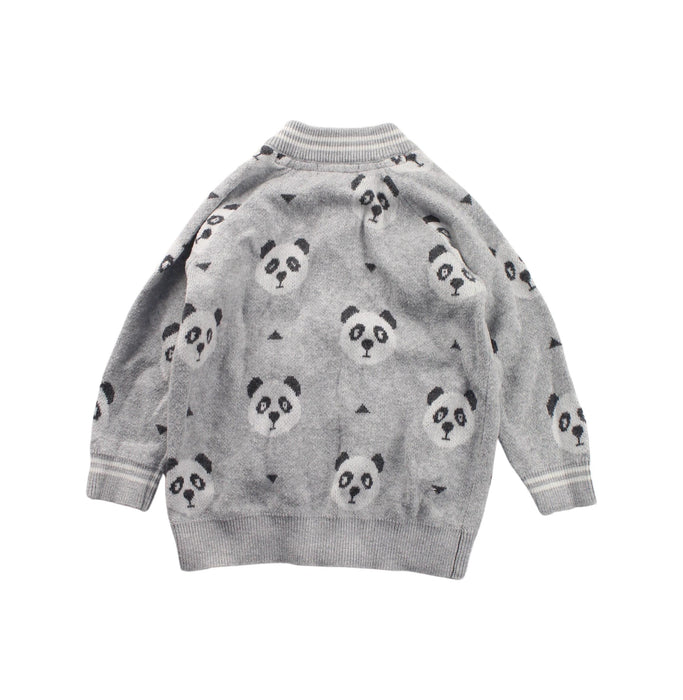 A Grey Knit Sweaters from Purebaby in size 12-18M for boy. (Back View)