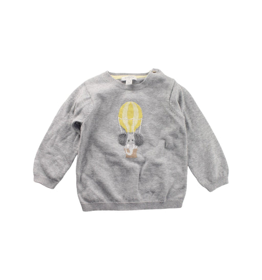 A Grey Knit Sweaters from Purebaby in size 12-18M for boy. (Front View)