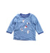 A Blue Long Sleeve T Shirts from Purebaby in size 12-18M for boy. (Front View)