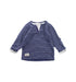 A Blue Long Sleeve Tops from Purebaby in size 12-18M for boy. (Front View)