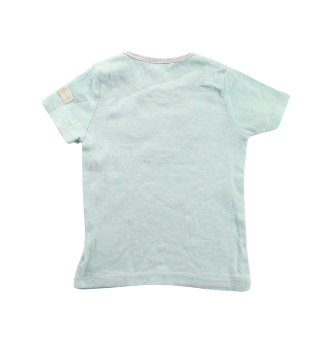 A Green Short Sleeve T Shirts from Purebaby in size 12-18M for boy. (Back View)