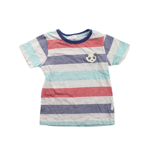 A White Short Sleeve T Shirts from Purebaby in size 12-18M for boy. (Front View)