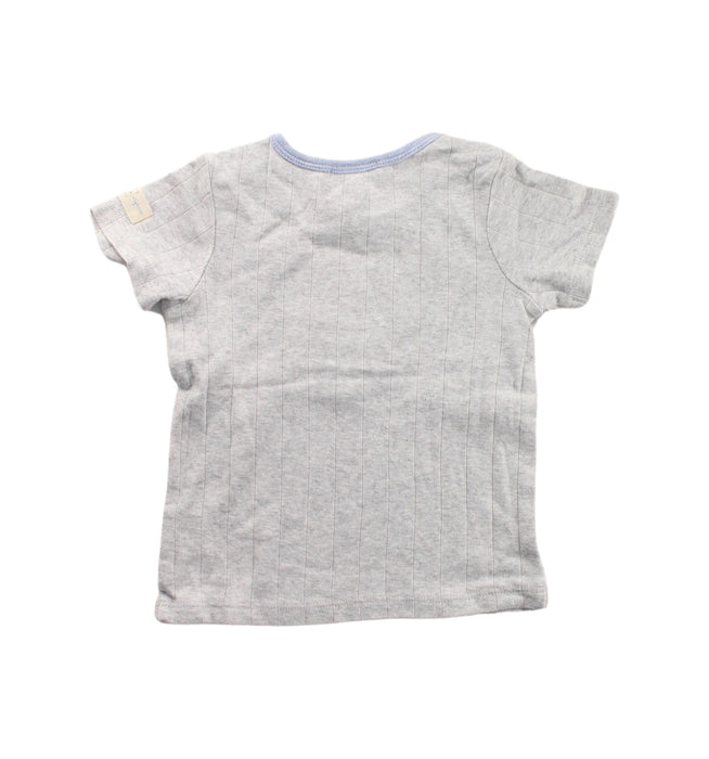 A White Short Sleeve T Shirts from Purebaby in size 12-18M for boy. (Back View)