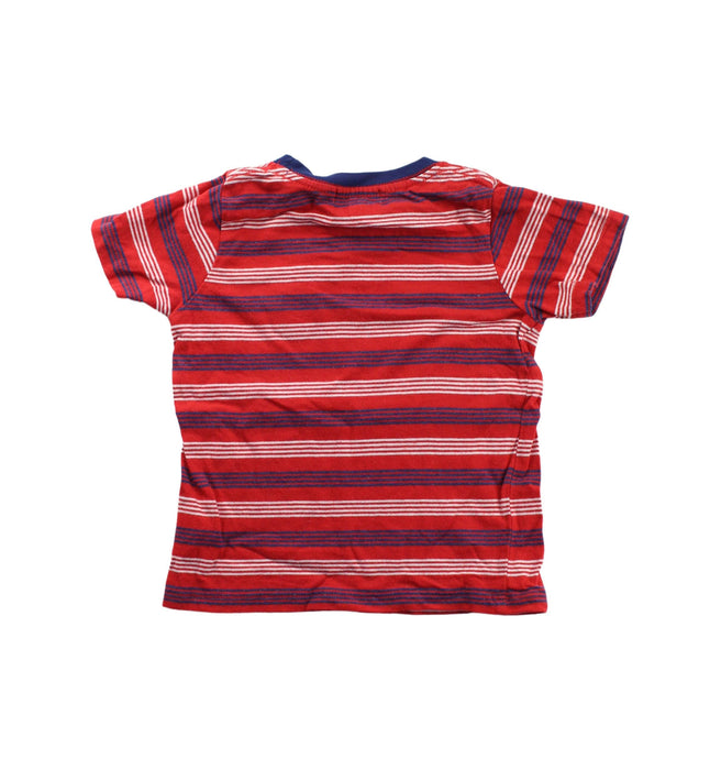 A Red Short Sleeve T Shirts from Purebaby in size 12-18M for boy. (Back View)