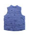 A Blue Outerwear Vests from Purebaby in size 12-18M for boy. (Back View)