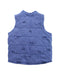 A Blue Outerwear Vests from Purebaby in size 12-18M for boy. (Back View)