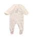 A White Onesies from Purebaby in size 0-3M for neutral. (Front View)