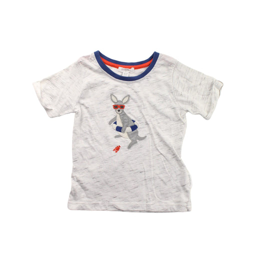 A White Short Sleeve T Shirts from Purebaby in size 18-24M for boy. (Front View)