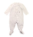 A White Onesies from Chicco in size 3-6M for boy. (Front View)