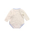 A White Long Sleeve Bodysuits from Armani in size 3-6M for boy. (Back View)