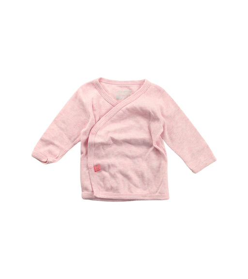 A Pink Long Sleeve Tops from CIGOGNE Bébé in size 0-3M for girl. (Front View)