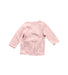 A Pink Long Sleeve Tops from CIGOGNE Bébé in size 0-3M for girl. (Back View)