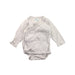 A White Long Sleeve Bodysuits from CIGOGNE Bébé in size 6-12M for boy. (Front View)