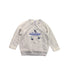 A White Buttoned Sweatshirts from Petit Bateau in size 12-18M for boy. (Front View)