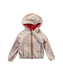 A Beige Lightweight Jackets from K-Way in size 2T for girl. (Back View)