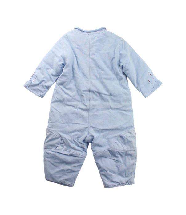 A Blue Long Sleeve Jumpsuits from La Compagnie des Petits in size 3-6M for boy. (Back View)