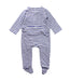 A Blue Onesies from Jacadi in size 6-12M for boy. (Back View)