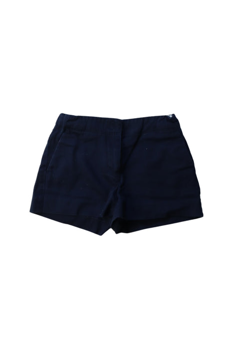A Navy Shorts from Crewcuts in size 7Y for girl. (Front View)