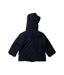 A Navy Puffer/Quilted Jackets from Jacadi in size 12-18M for girl. (Back View)