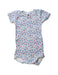 A Multicolour Short Sleeve Bodysuits from Petit Bateau in size 0-3M for neutral. (Front View)