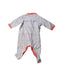 A Multicolour Onesies from Petit Bateau in size 0-3M for girl. (Back View)