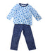 A Multicolour Pyjama Sets from Petit Bateau in size 2T for boy. (Front View)