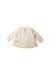 A Ivory Long Sleeve Tops from Petit Bateau in size 3-6M for girl. (Back View)