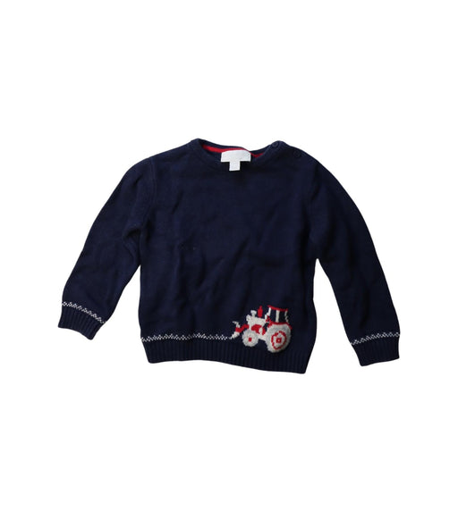 A Multicolour Sweatshirts from The Little White Company in size 18-24M for boy. (Front View)