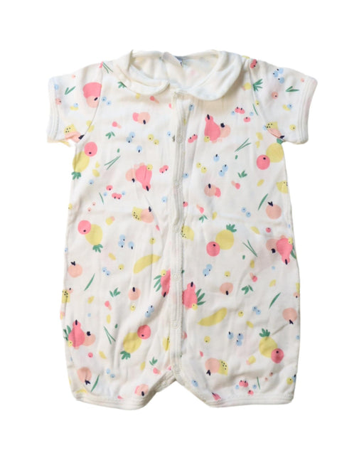 A Multicolour Short Sleeve Rompers from Petit Bateau in size 3-6M for girl. (Front View)