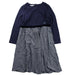 A Blue Long Sleeve Dresses from I Pinco Pallino in size 10Y for girl. (Front View)