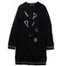 A Black Sweater Dresses from I Pinco Pallino in size 10Y for girl. (Front View)