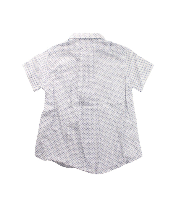A Blue Short Sleeve Shirts from I Pinco Pallino in size 8Y for boy. (Back View)