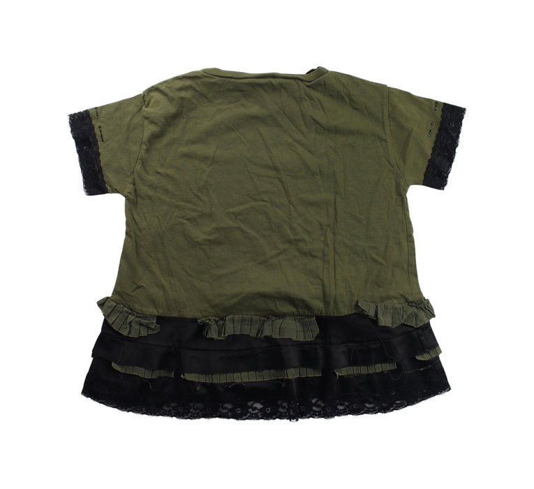 A Green Short Sleeve Tops from Diesel in size 10Y for girl. (Back View)