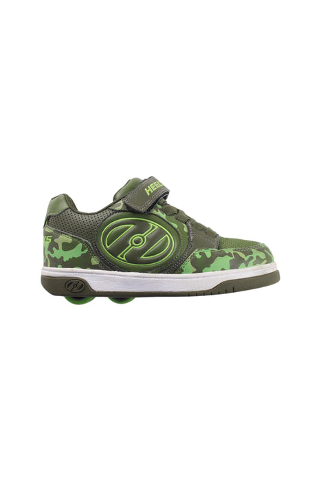 A Green Sneakers from Heelys in size 9Y for boy. (Front View)