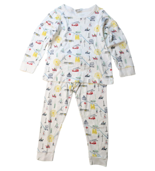 A Multicolour Pyjama Sets from Petit Bateau in size 4T for boy. (Front View)